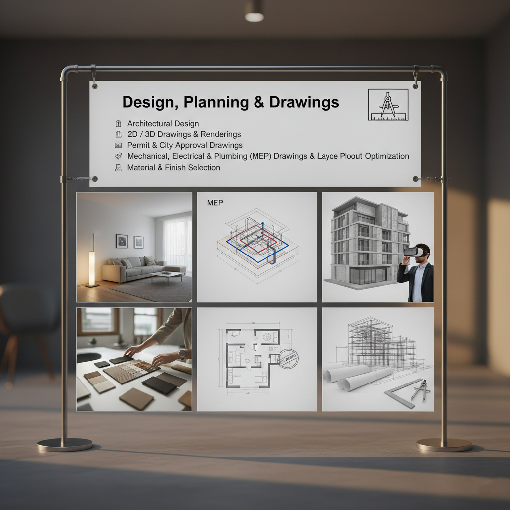 Design, Planning & Drawings